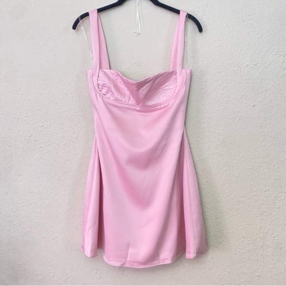 HOUSE OF CB 'Kara' Pink Quartz Mini Dress NWOT size Small - Picture 4 of 16
